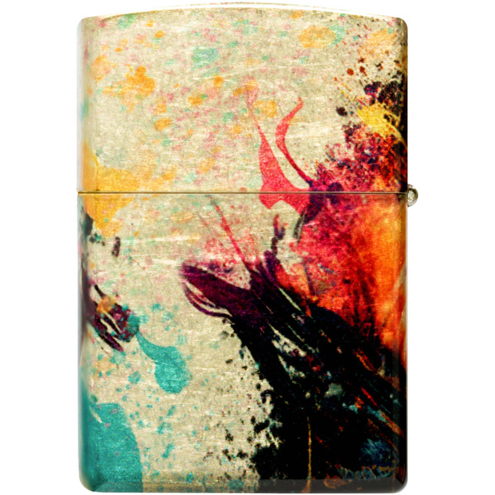 Zippo Pocket Lighter Painted Tiger design Street-Art-Inspired 540 Fusion 46145