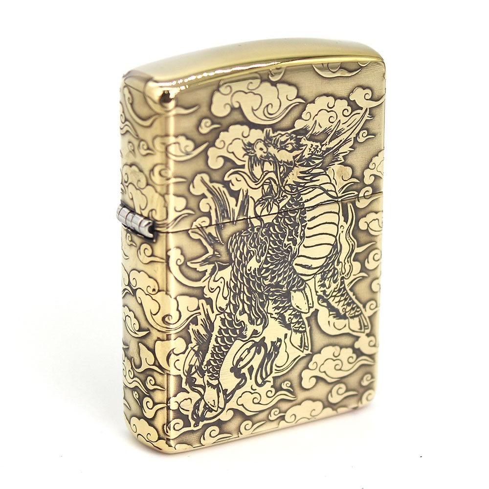 Zippo lighter 168 Armor Custom 3D Precise Rendering/ Qilin on Clouds New in Box