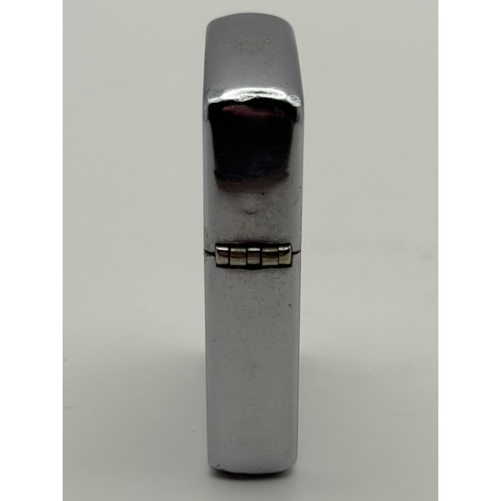 1966 Zippo Regular Brushed Chrome Windproof Lighter Vintage Collectible USA