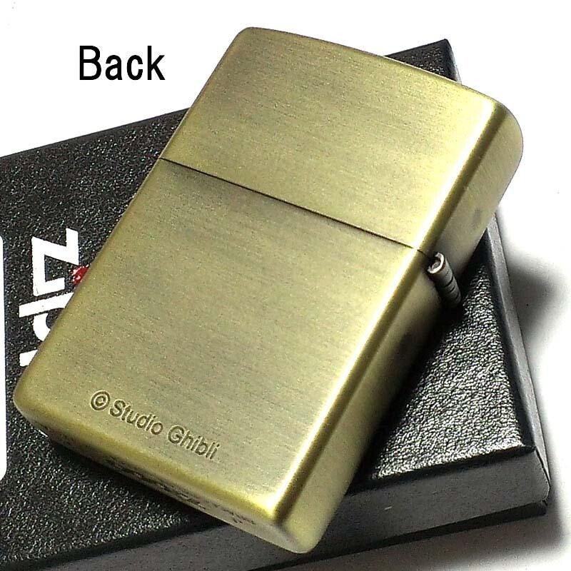 Zippo Spirited Away Kaonashi No Face Brass Antique Gold Lighter Ghibli