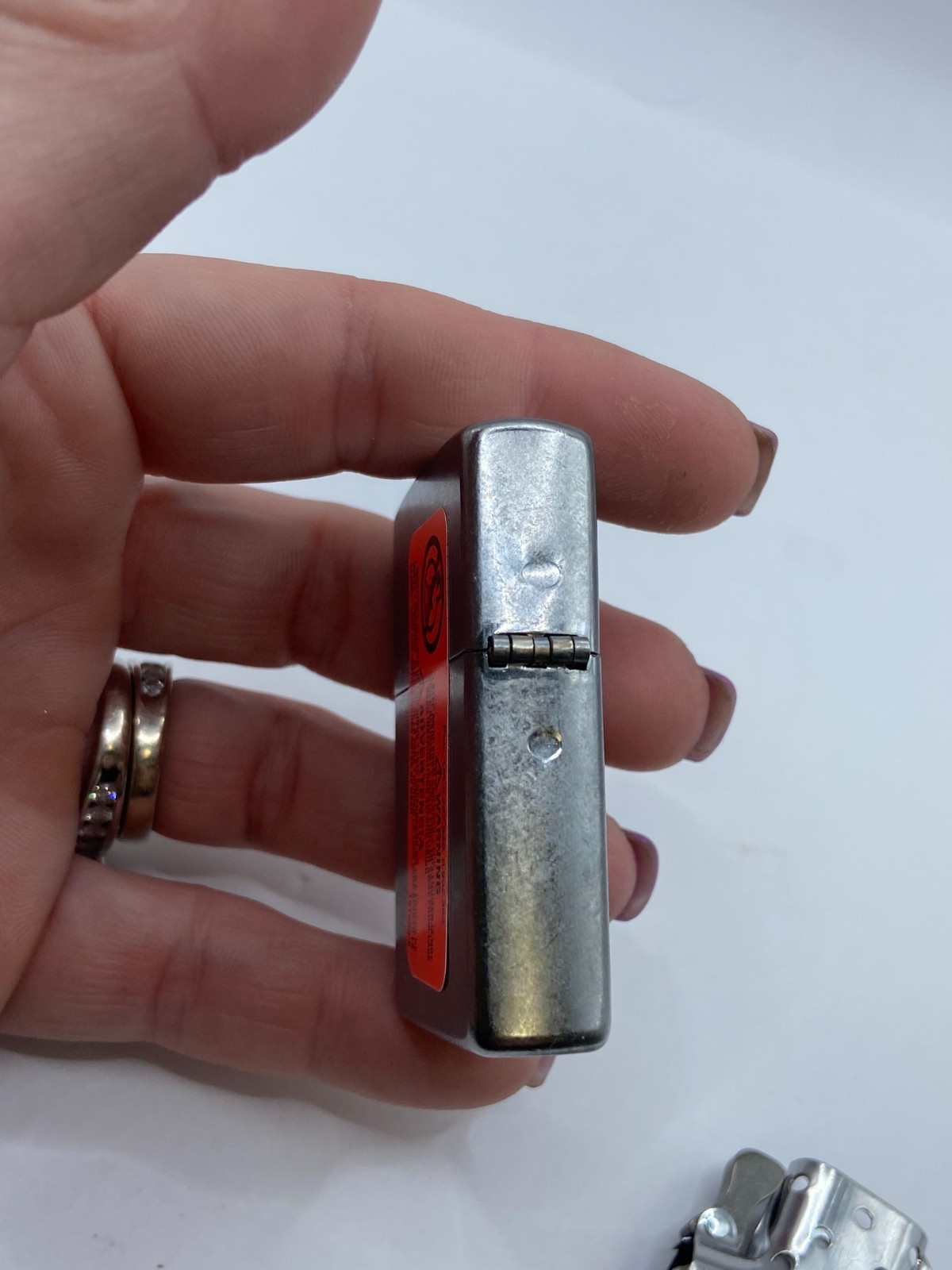 NEW Zippo Lighter Chrome USA w/ EXTRA INSERT