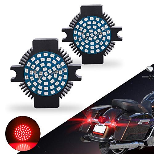 Motorcycle LED Lights Blinkers Reverse Light 1156 Red Compatible with 1156-Red