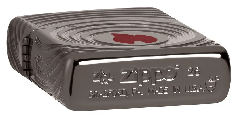 Zippo Year of 2026 Collectible Black Ice Armor MultiCut Epoxy Inlay 5000 47218