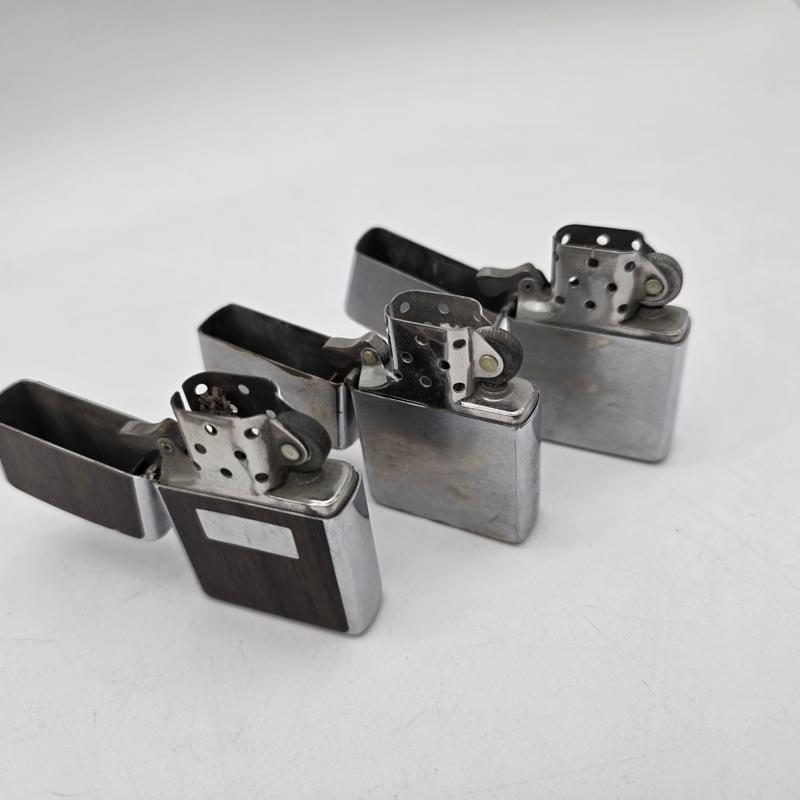 3 Zippo Lighters, 1960s -1970s