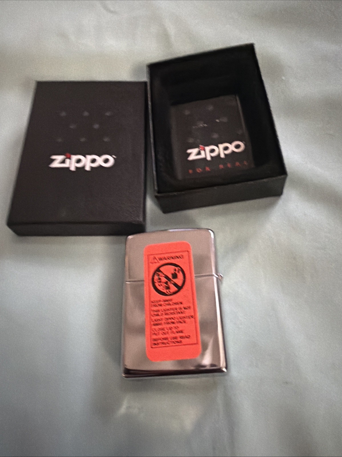 zippo lighter vintage Nocturne 851, New Old Stock(nos) In Box Sealed,never Fired