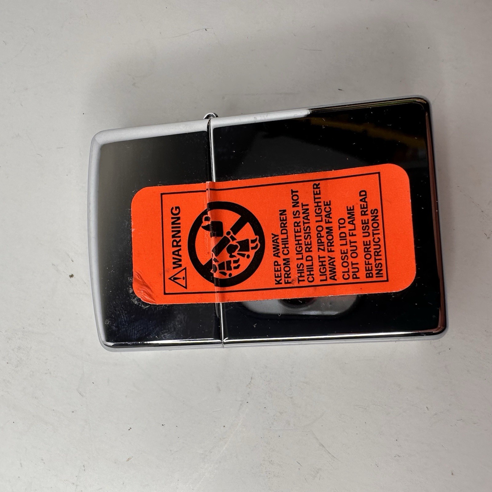 Zippo Lighter Made in the U.S.A. Touring in the U.S.A. Motorcycle Chrome 2005