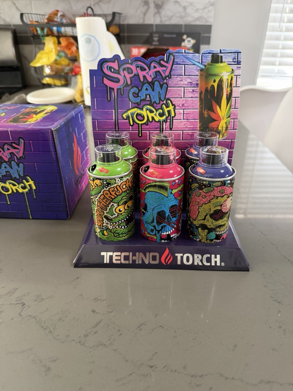 TECHNO SMALL SPRAY CAN TORCH-COUNT 1