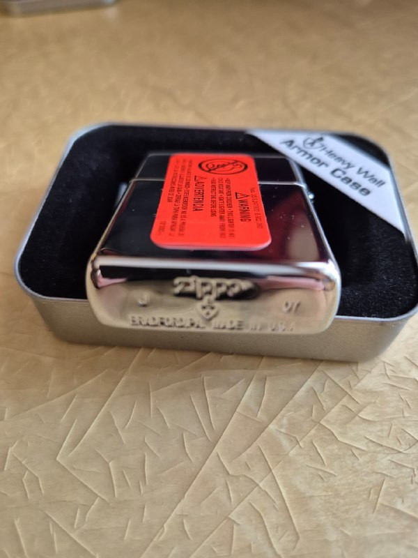 VERY RARE ARMOR CASE HARVEY DAVIDSON FLYING EAGLE 2007 ZIPPO LIGHTER NEW IN BO