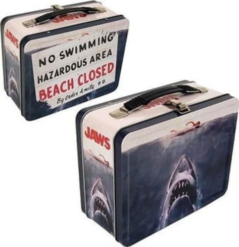 Factory Entertainment – Jaws – Beach Closed -Tin to [New ] Tin Case, Tote / Me