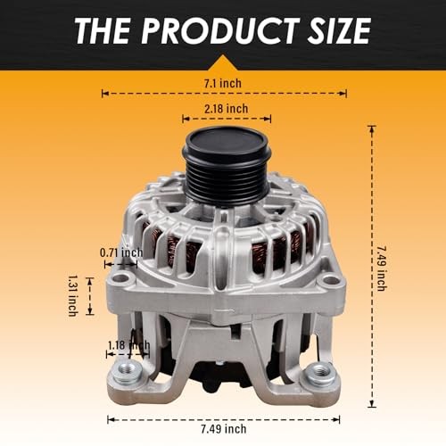 13573791 13577411 Alternator 12V 130A Compatible with 2013-2015