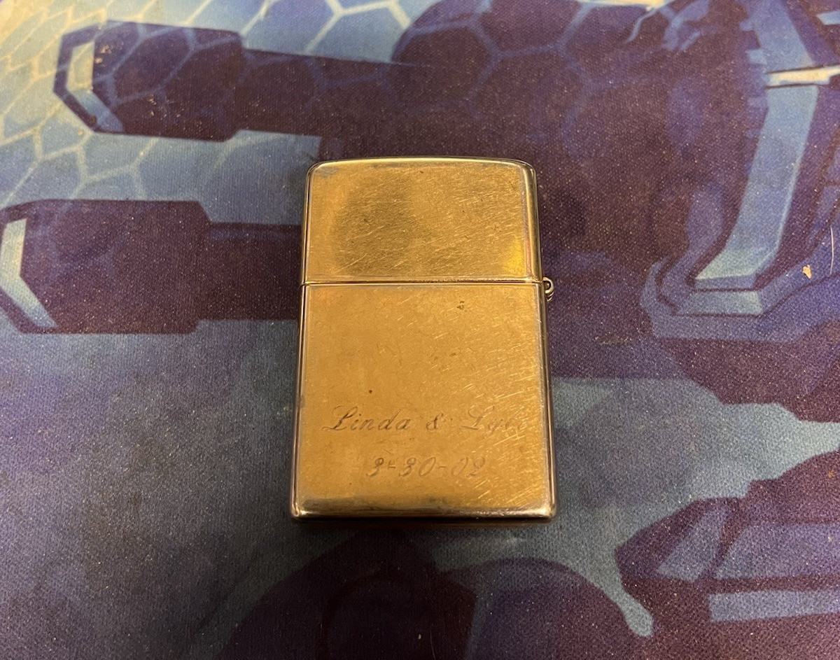 Zippo Lighter with silicone keychain case