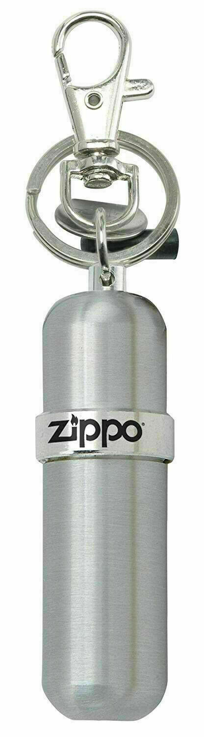Zippo Canister Keychain Fuel Refill with Lighter Fluid Keyring