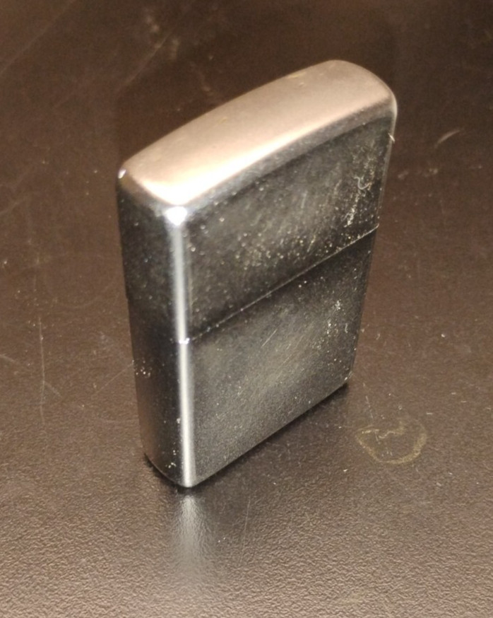 Zippo Lighter Classic Frosted Chrome Mfg. January, 2013
