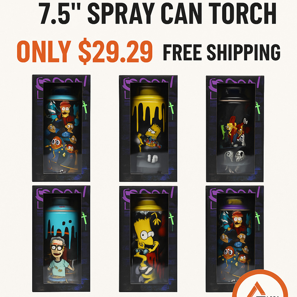 TECHNO 7.5″ SPRAY CAN TORCH-COUNT-1