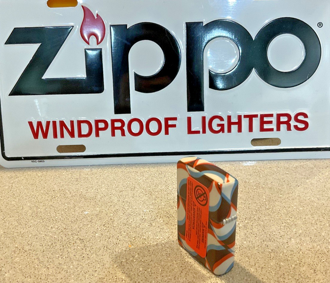 Genuine Brand New 2024 ZIPPO Lighter ART DECO SHAPES Premium 540 Allround Design