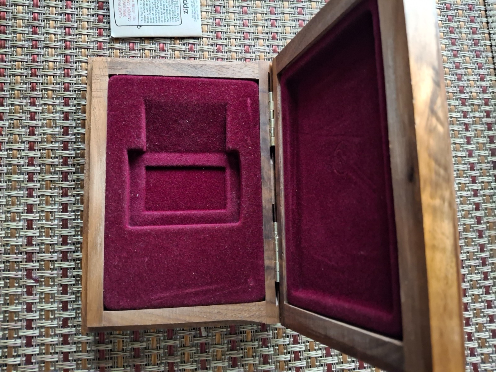 Zippo Presentation Box Wood for Zippo Lighter.