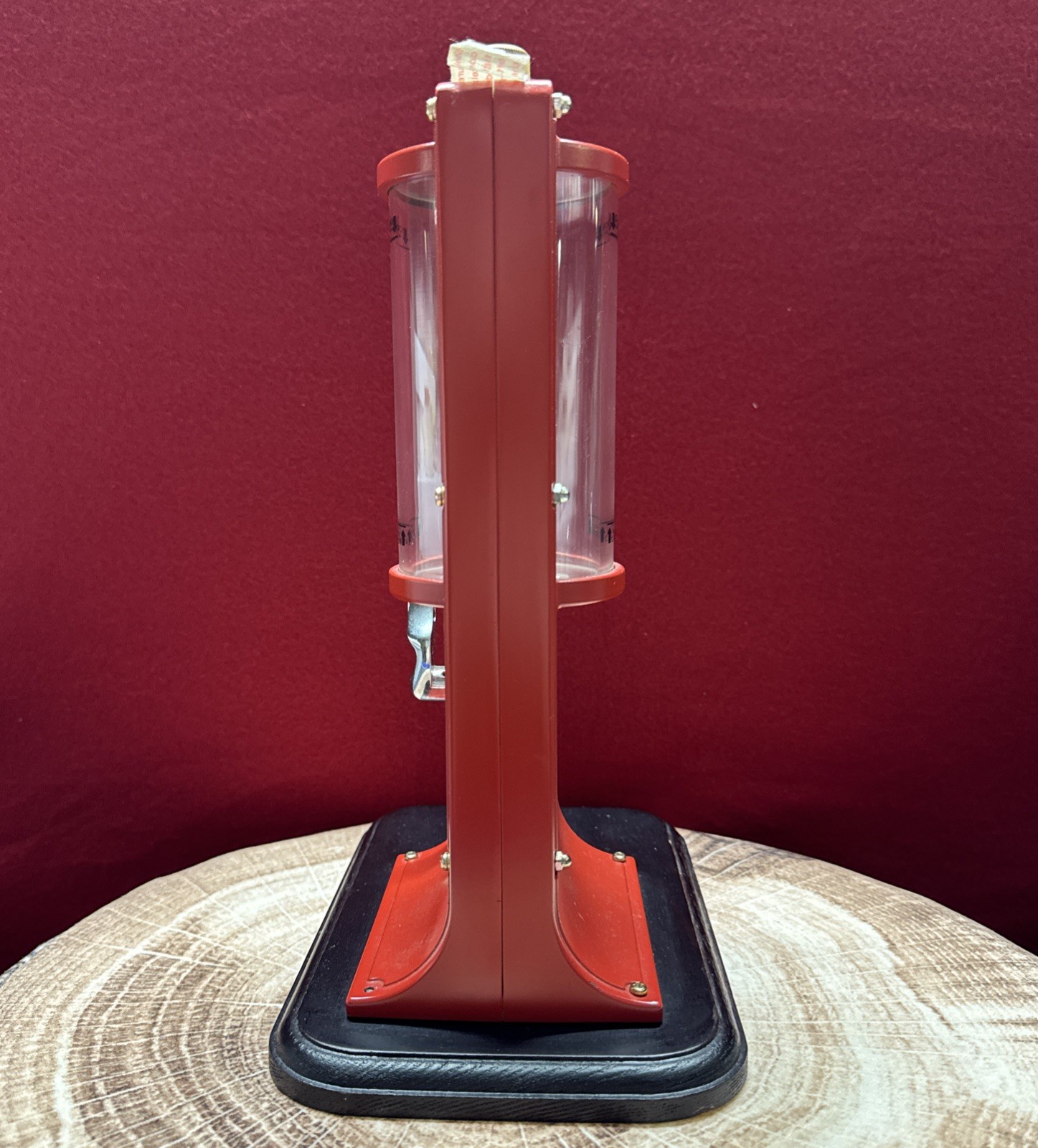 ZIPPO Fuel Station FS No. OS-R Aluminum Die-Cast Body Wooden Base RARE (NOS)