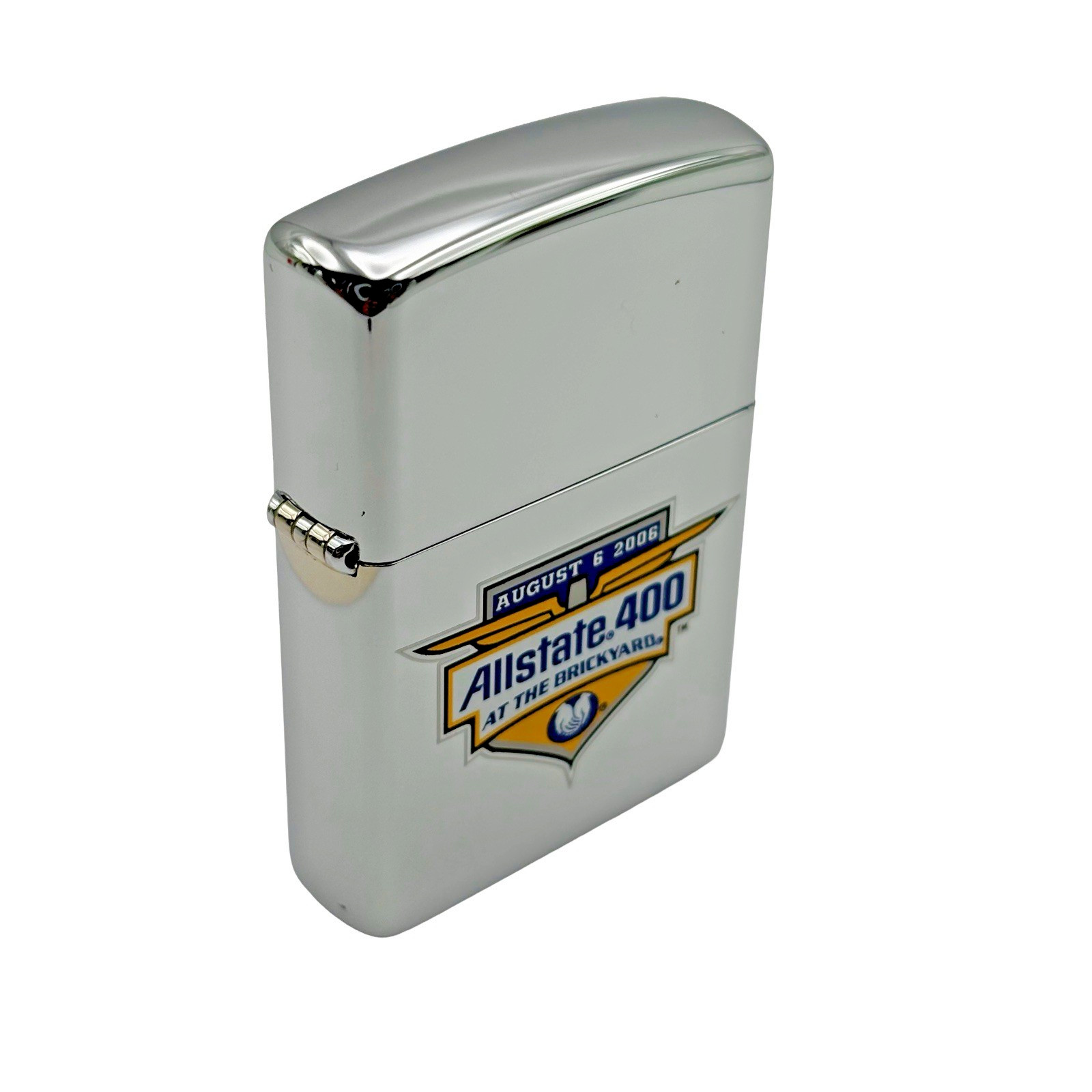 Zippo Allstate 400 Lighter High Polish Chrome NASCAR Cup Series New in Box
