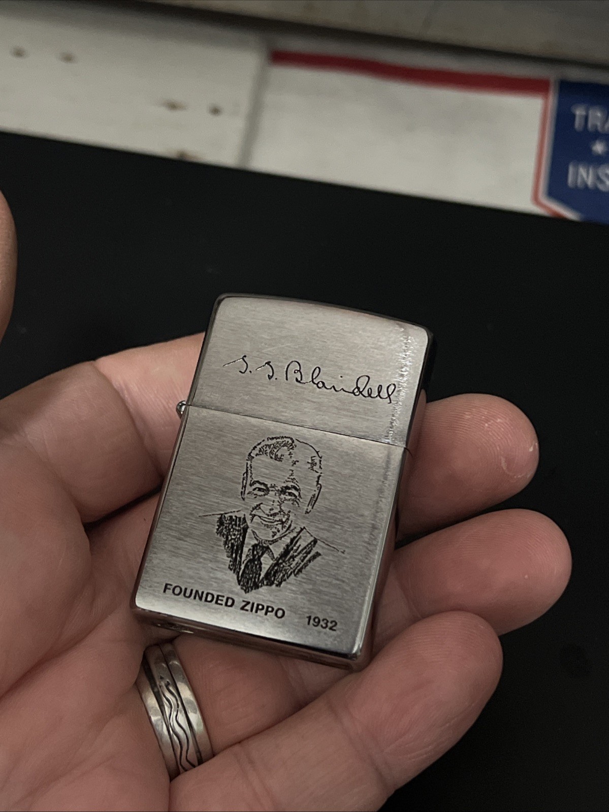Zippo Lighter Sealed- GEORGE BLAISDELL – FOUNDED ZIPPO – Zippo Lighter 2015