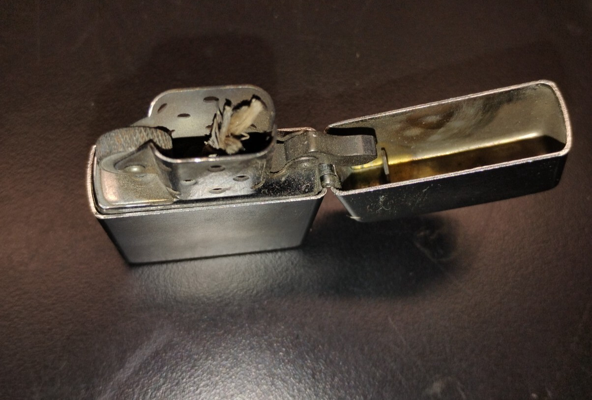 Zippo Lighter Classic Frosted Chrome Mfg. January, 2013