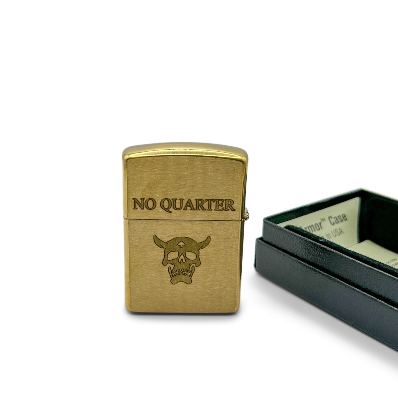Blackbeards Flag Zippo Lighter | Solid Brass Zippo | Made In USA