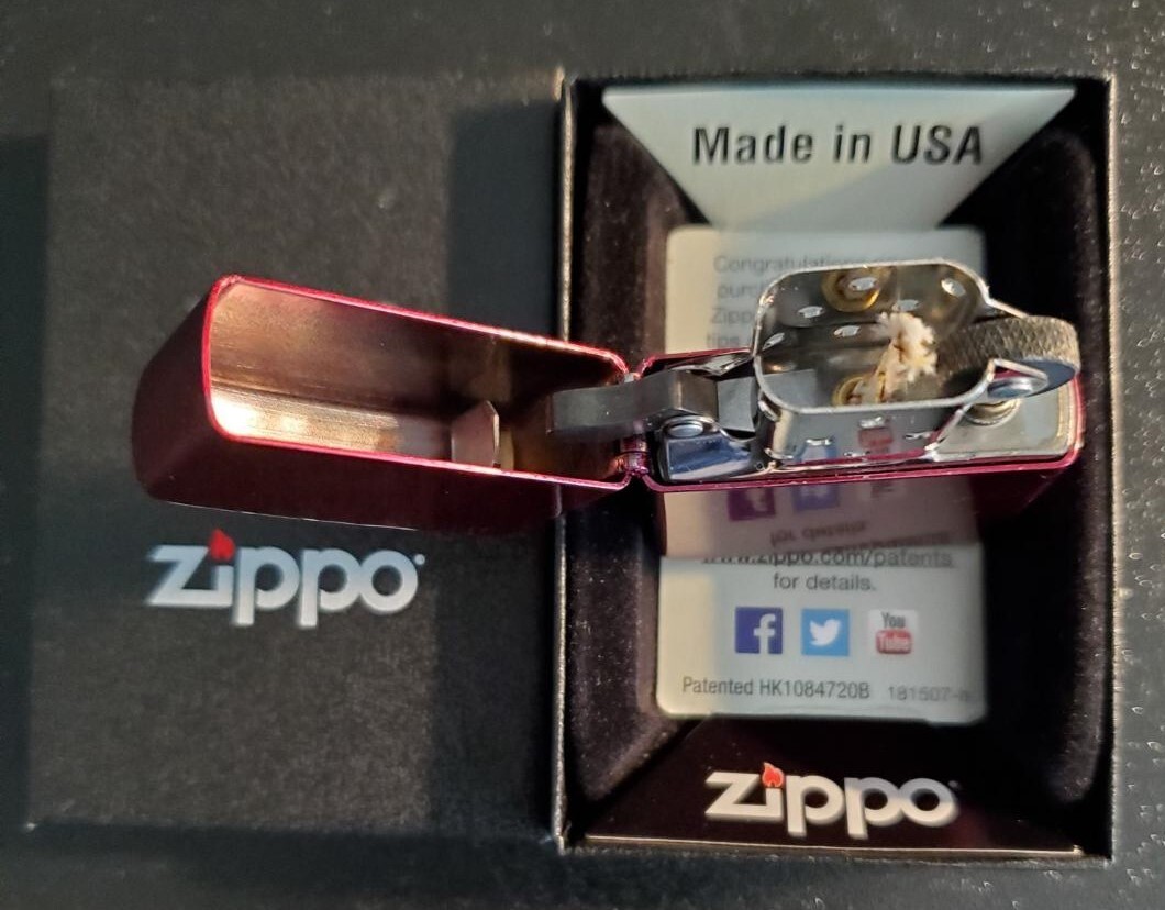 Zippo Lighter 2014 21063 Candy Apple Red Mt, Unfired