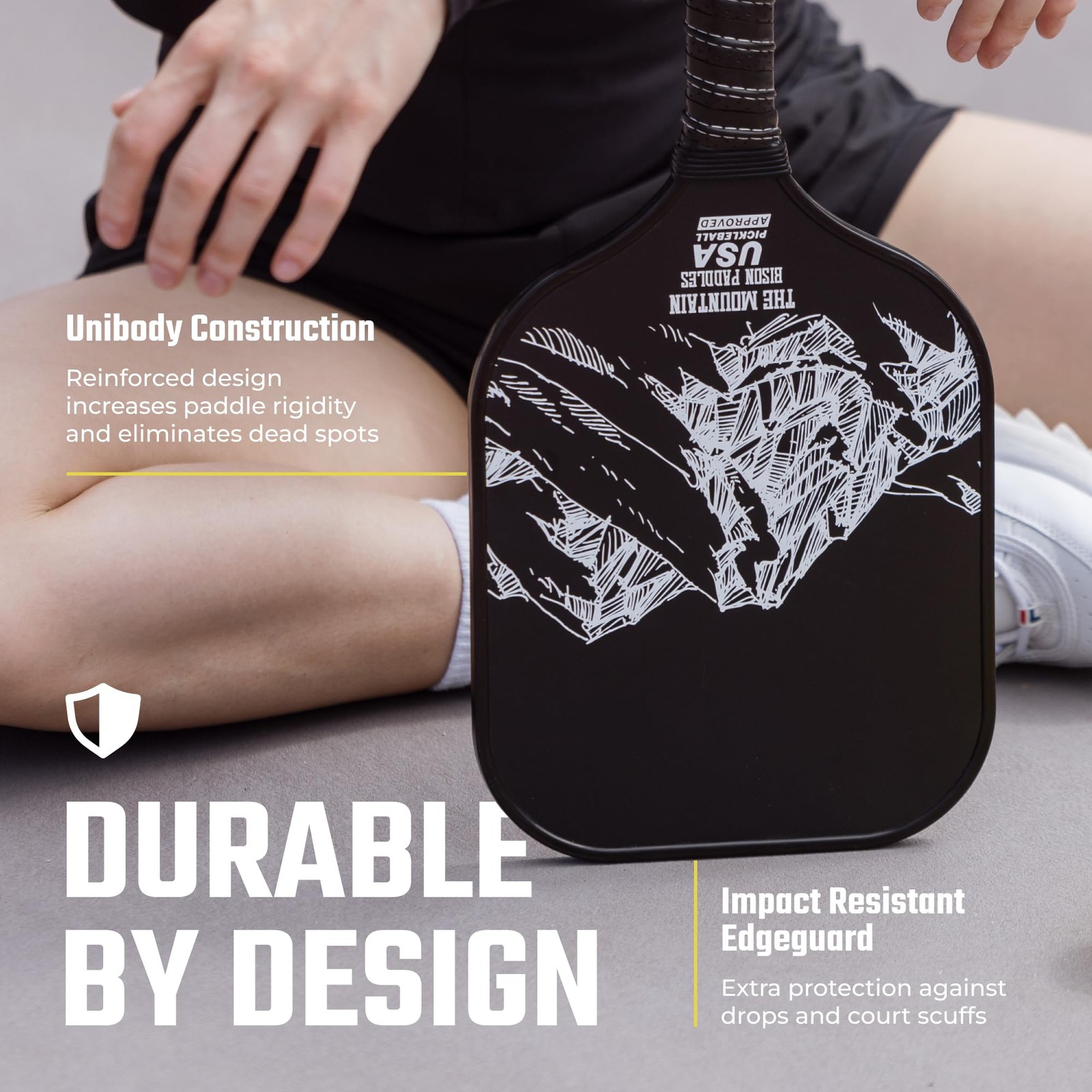Bison Paddles Bison Carbon – Core Improves Pickle Ball