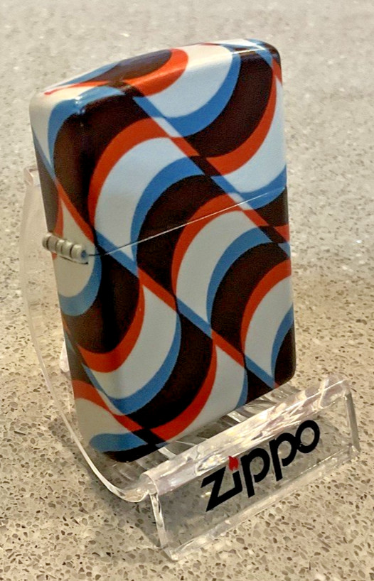 Genuine Brand New 2024 ZIPPO Lighter ART DECO SHAPES Premium 540 Allround Design