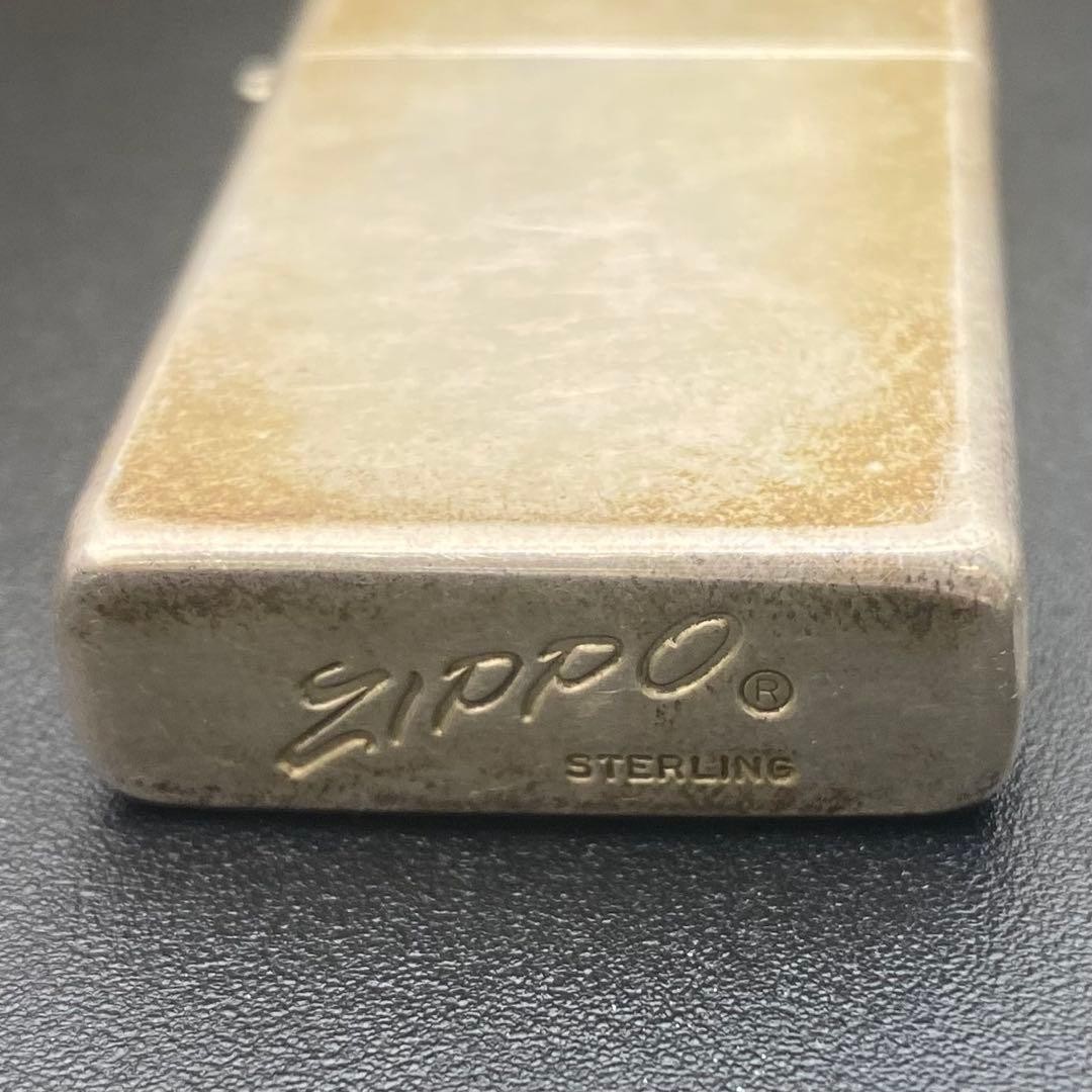 Zippo Item R ZIPPO Lighter STERLING Silver Pure Silver Vintage