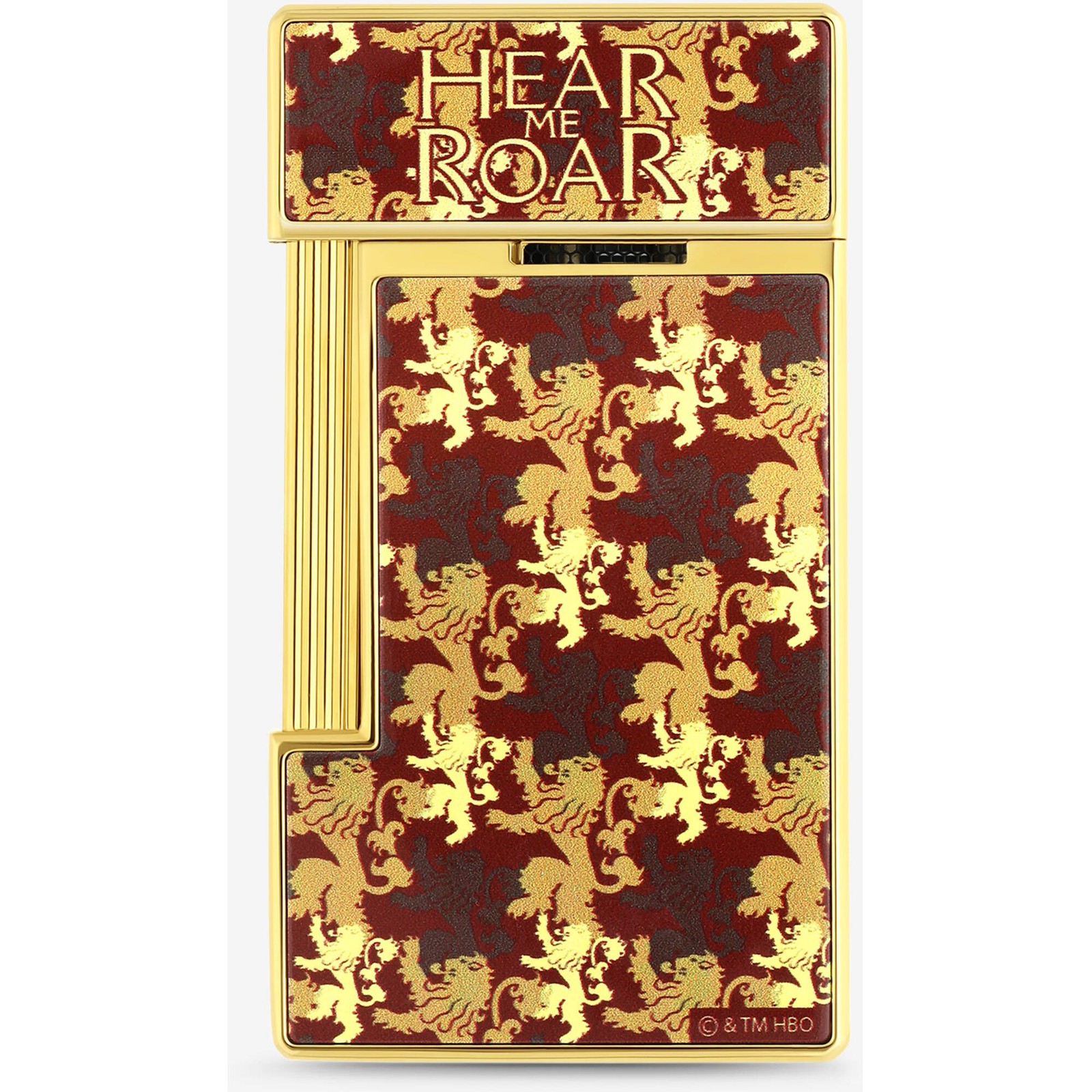 S.T. Dupont Lighter Slimmy Game of Thrones Lannister Gold Lacquer Finish 28111