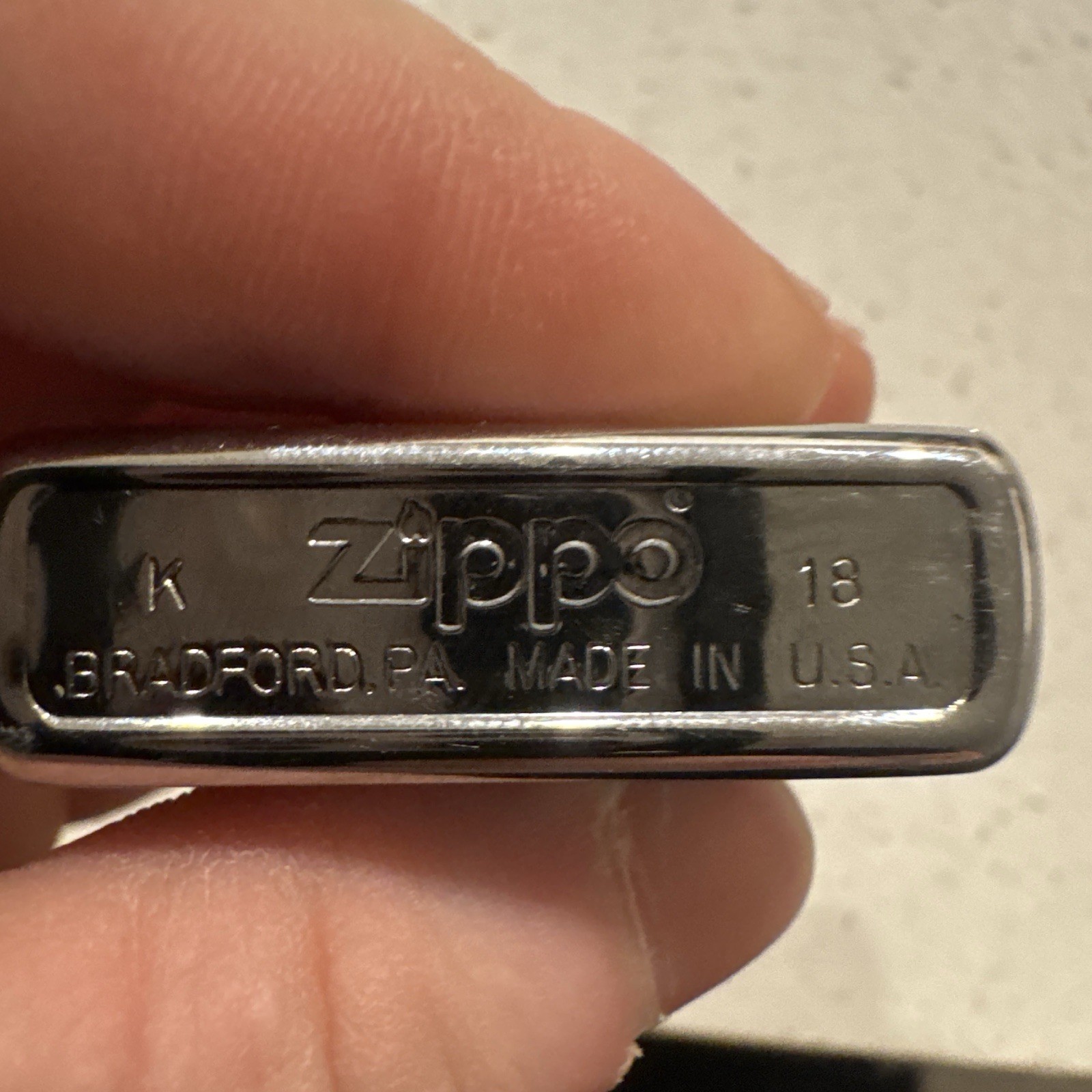 Celtic Cross Harley Davidson Zippo Lighter. Textured. Great Condition