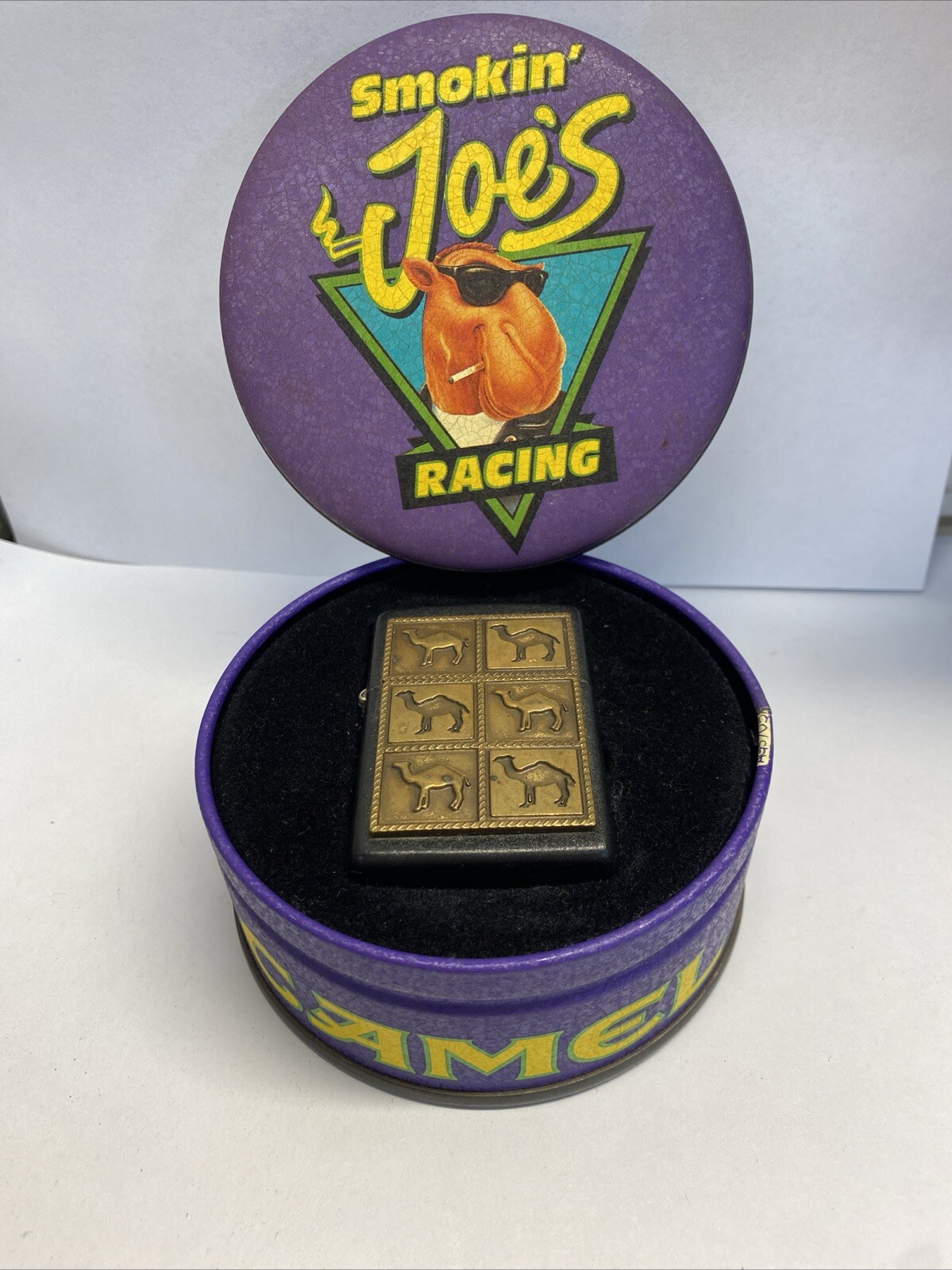 Zippo Vintage 1987 Smoking Joe’s Racing Camel Lighter