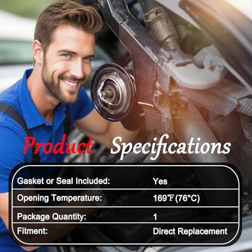 Thermostat Fit for Chevy 2007-2021 Avalanche Camaro Caprice 131-160 89018168