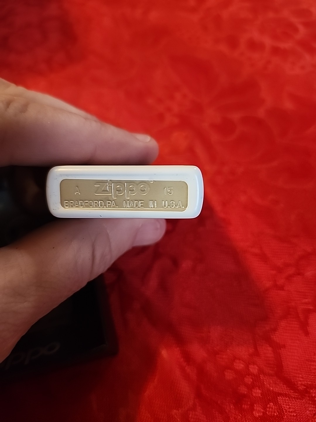 2015 Atlanta Braves White Zippo