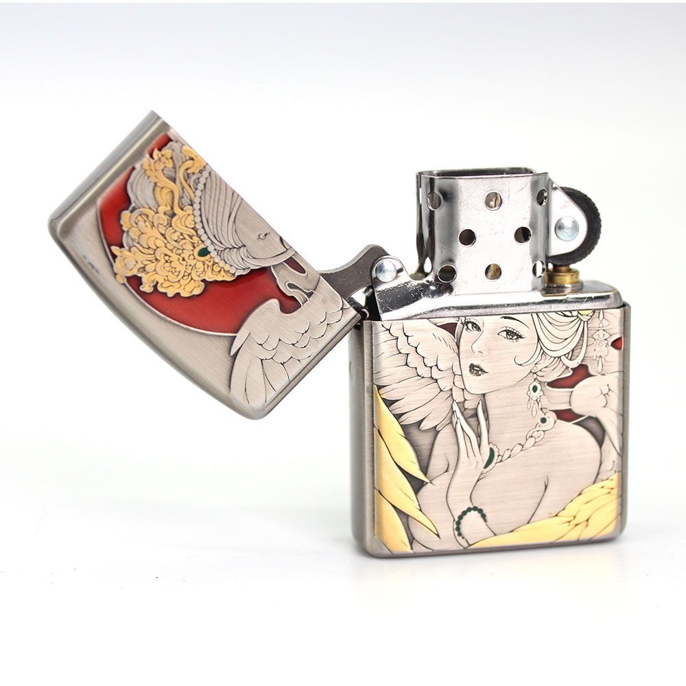 Zippo lighter Asia Custom 3D Color Rendering/ The Princess Peacock New in Box