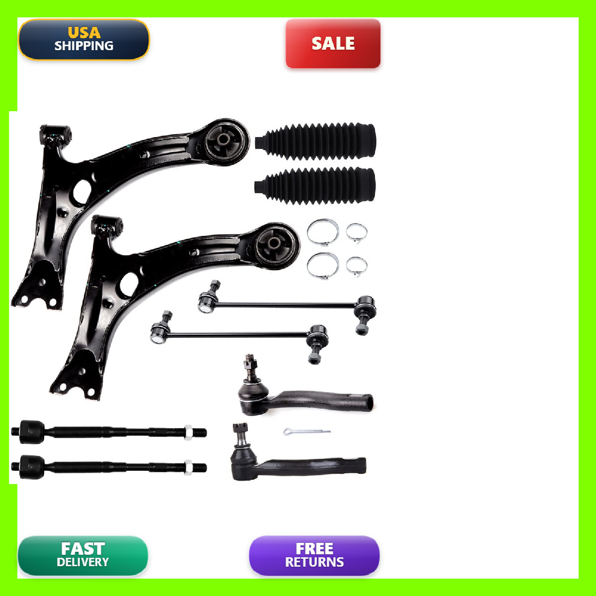 Scitoo Front Lower Control Arm Fit For Toyota Corolla 2003 2004 2005 2006 2007