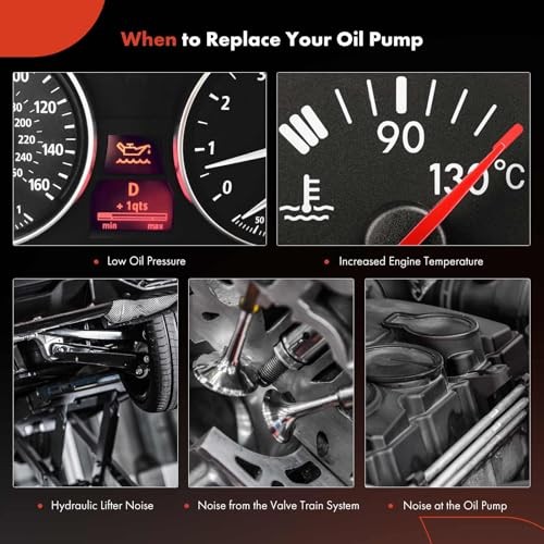Engine Oil Pump for 2.3L – Compatible with Ford Mustang 1985-1988 1991-1993,