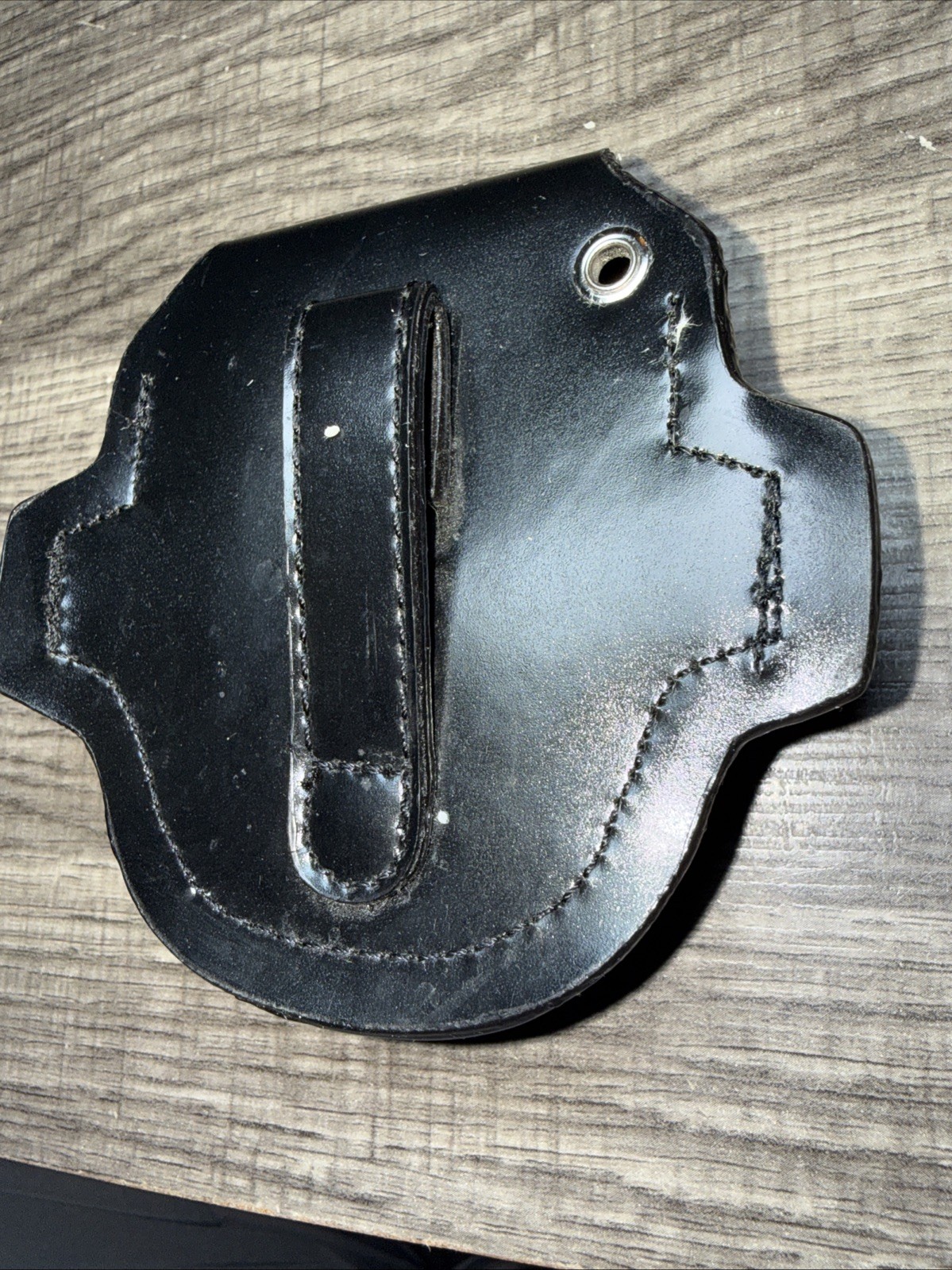 Vintage Harley Davidson Leather Belt Pouch For Zippo Lighter Pocket Watch