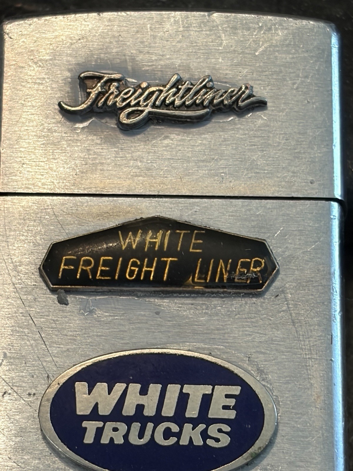 Zippo Lighter White Freightliner/ White Trucks