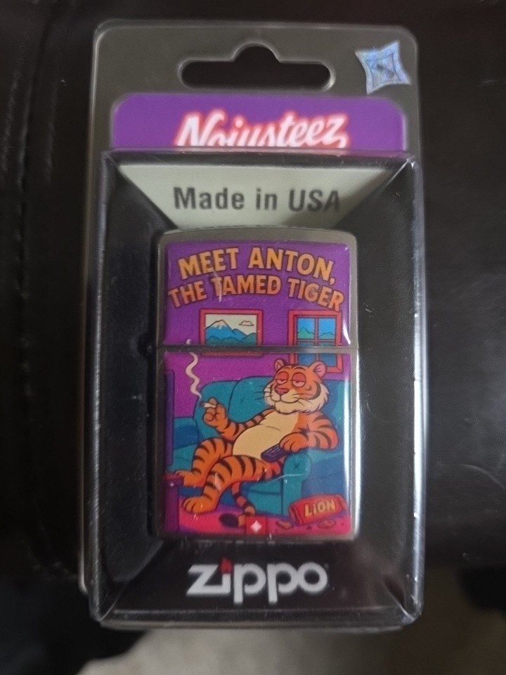 Limted To 35 Rare Importes Smoking Lion Tiger Zippo Import Urban Wilds Series