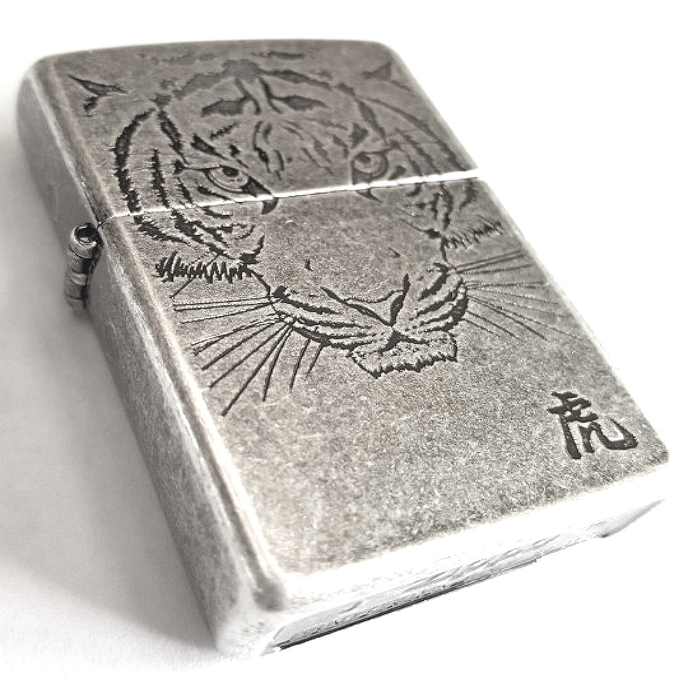 Zippo Tiger Face SA Lighter Genuine Original Packing 6 Flints set GIFT