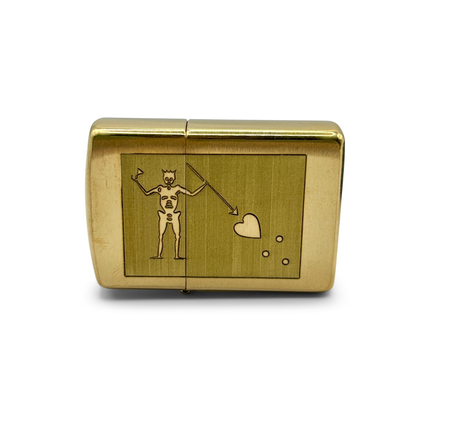 Blackbeards Flag Zippo Lighter | Solid Brass Zippo | Made In USA