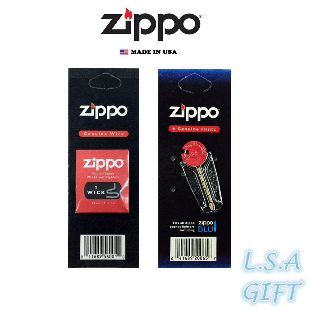 New Zippo Lighters 1 Flint 1 Wick Value Pack