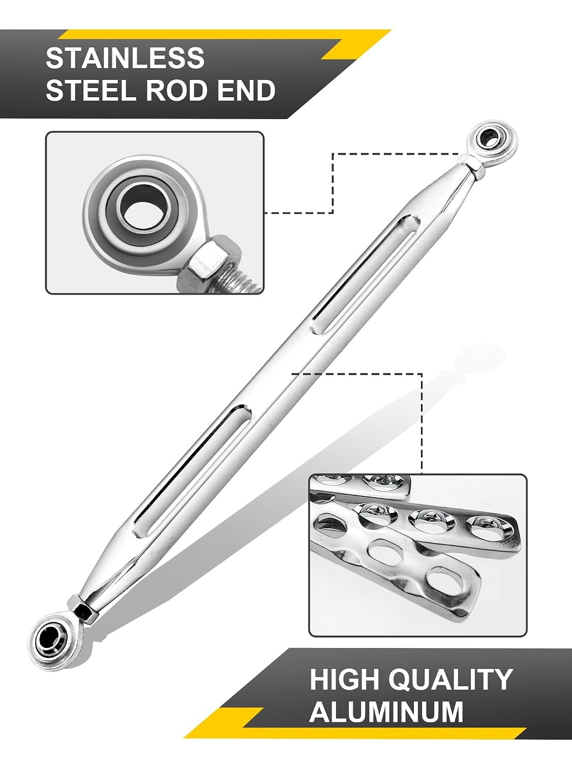 Harley Davidson Shift Linkage Rod Compatible 1986-2024 Chrome Finish
