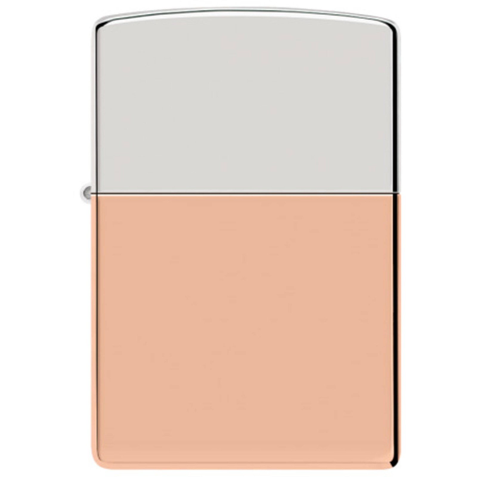 Zippo Windproof Pocket Lighter Bimetal CB Copper and Sterling Silver 48694