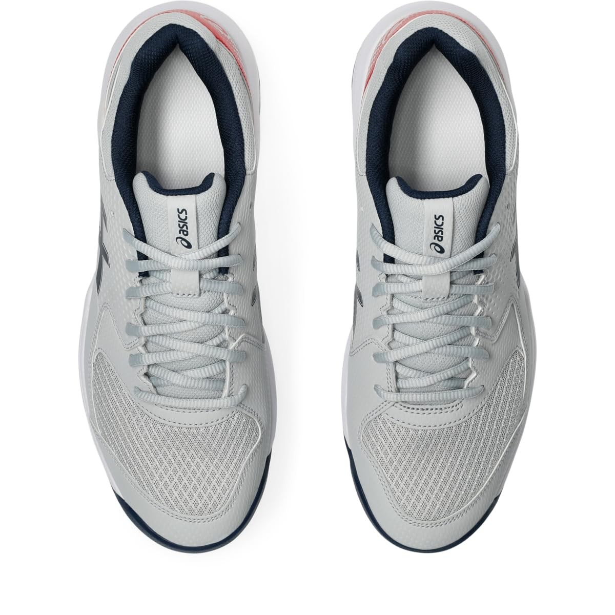 Asics Mens Gel-Dedicate 8 Pickleball Shoes 14 Concrete/Night Sky 1041A409.020