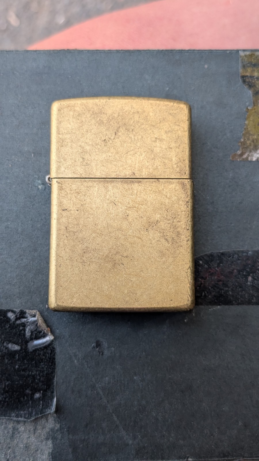 BRASS 5 ZIPPO 25 BRADFORD, PA MADE IN U.S.A USED