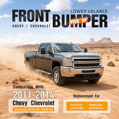 Front Bumper Lower Valance Compatible with 2011-2014 Chevrolet Chevy