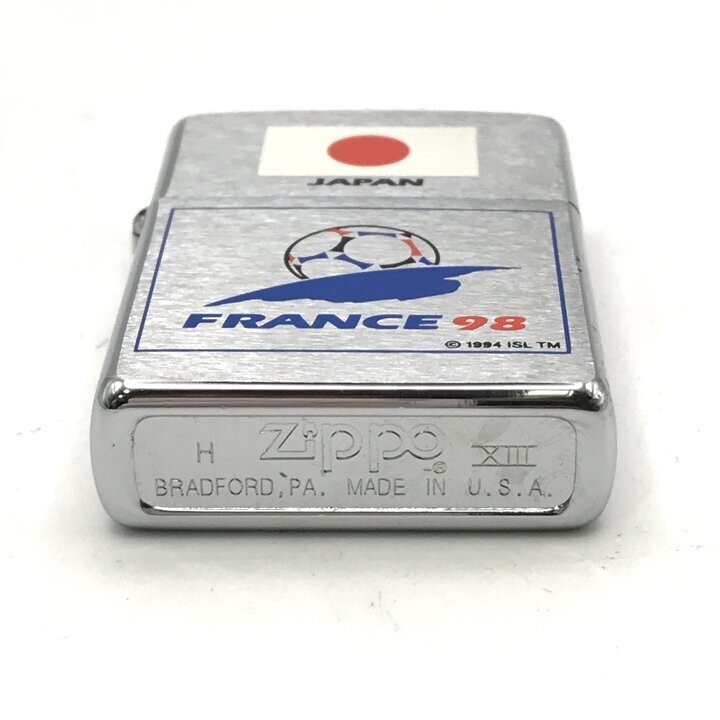 Stored Item ZIPPO Zippo 1998 France World Cup Commemorative Lighter Vintage Coll