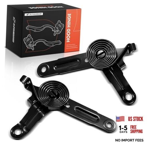 Set of 2 Front Driver and Passenger Hood Hinges Compatible with 2007-2014